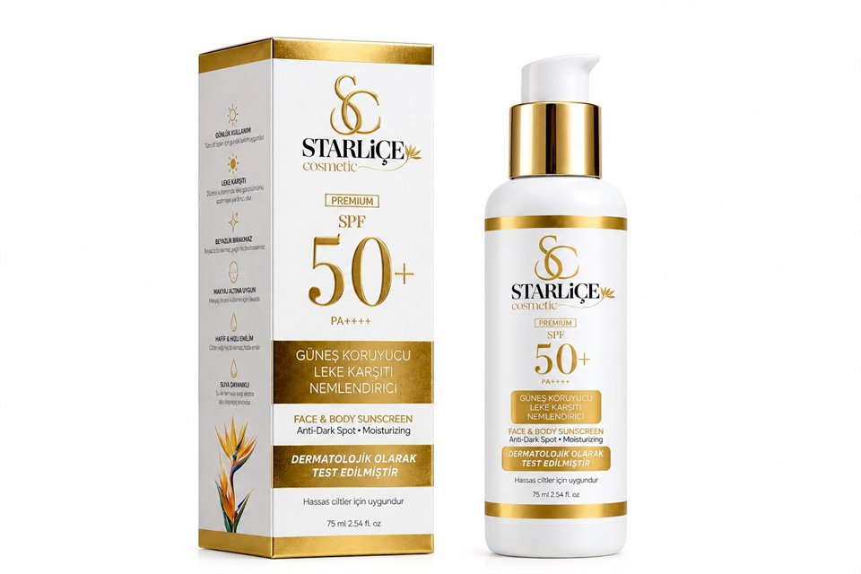 Starliçe Cosmetic SPF 50+ Güneş Koruyucu