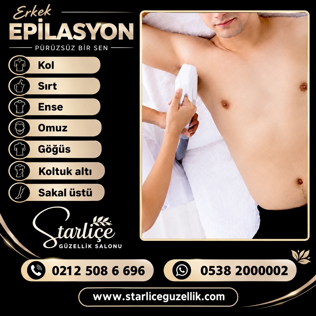 Erkek Epilasyon Fırsatı