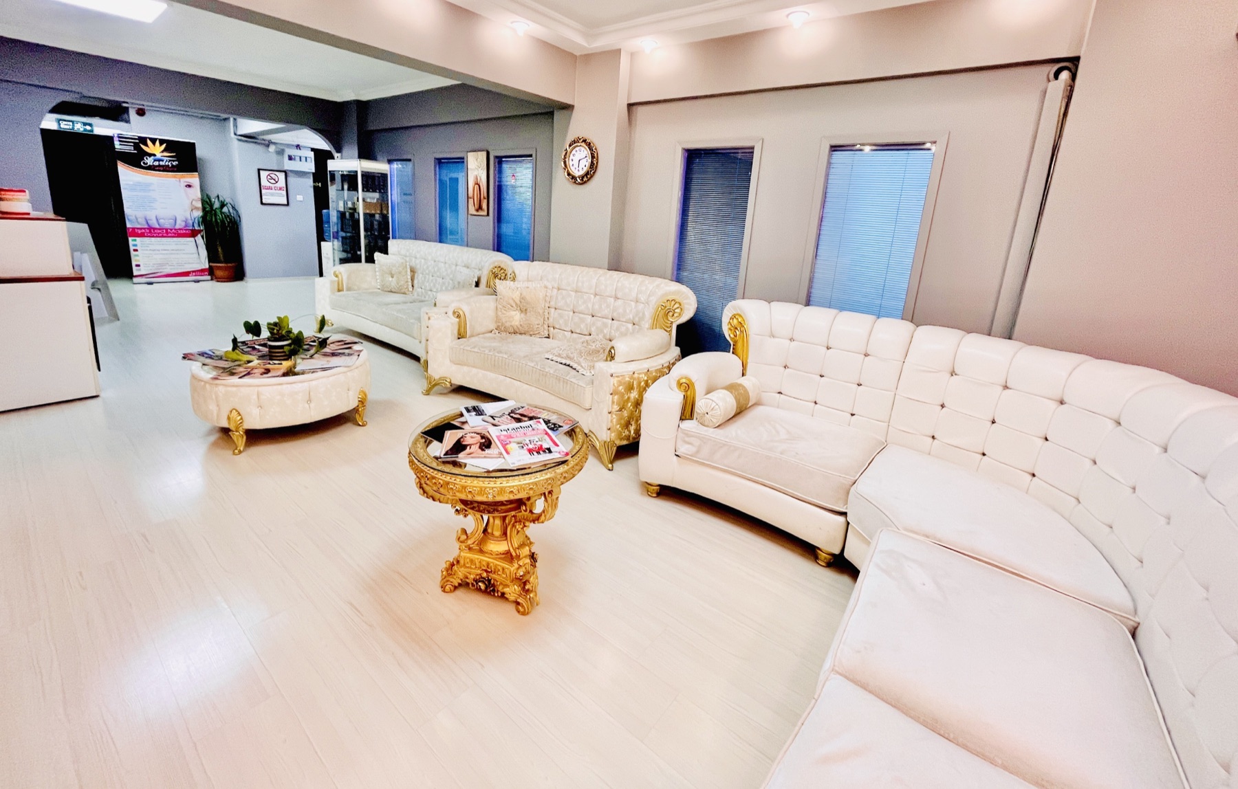 Starliçe Güzellik Salonu iç mekânı