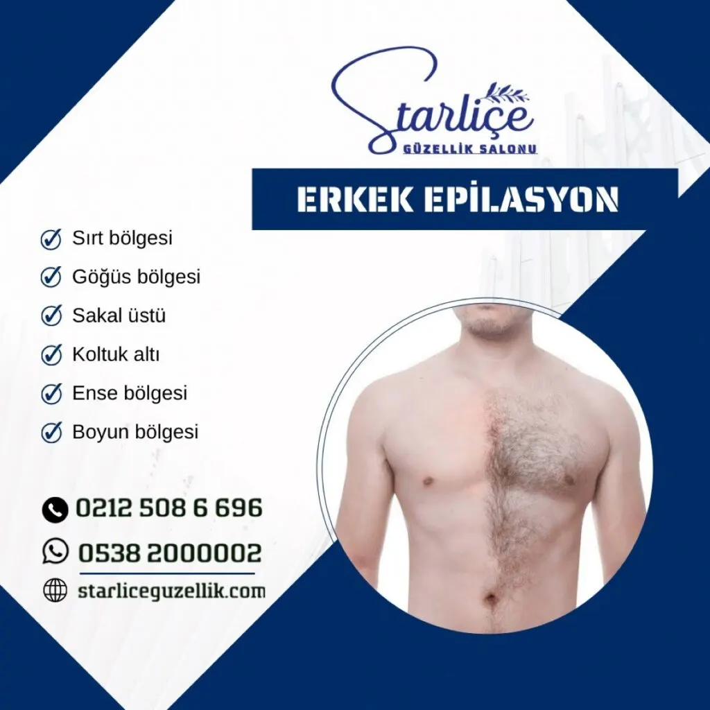 Erkek Epilasyon — Starliçe Güzellik Esenler