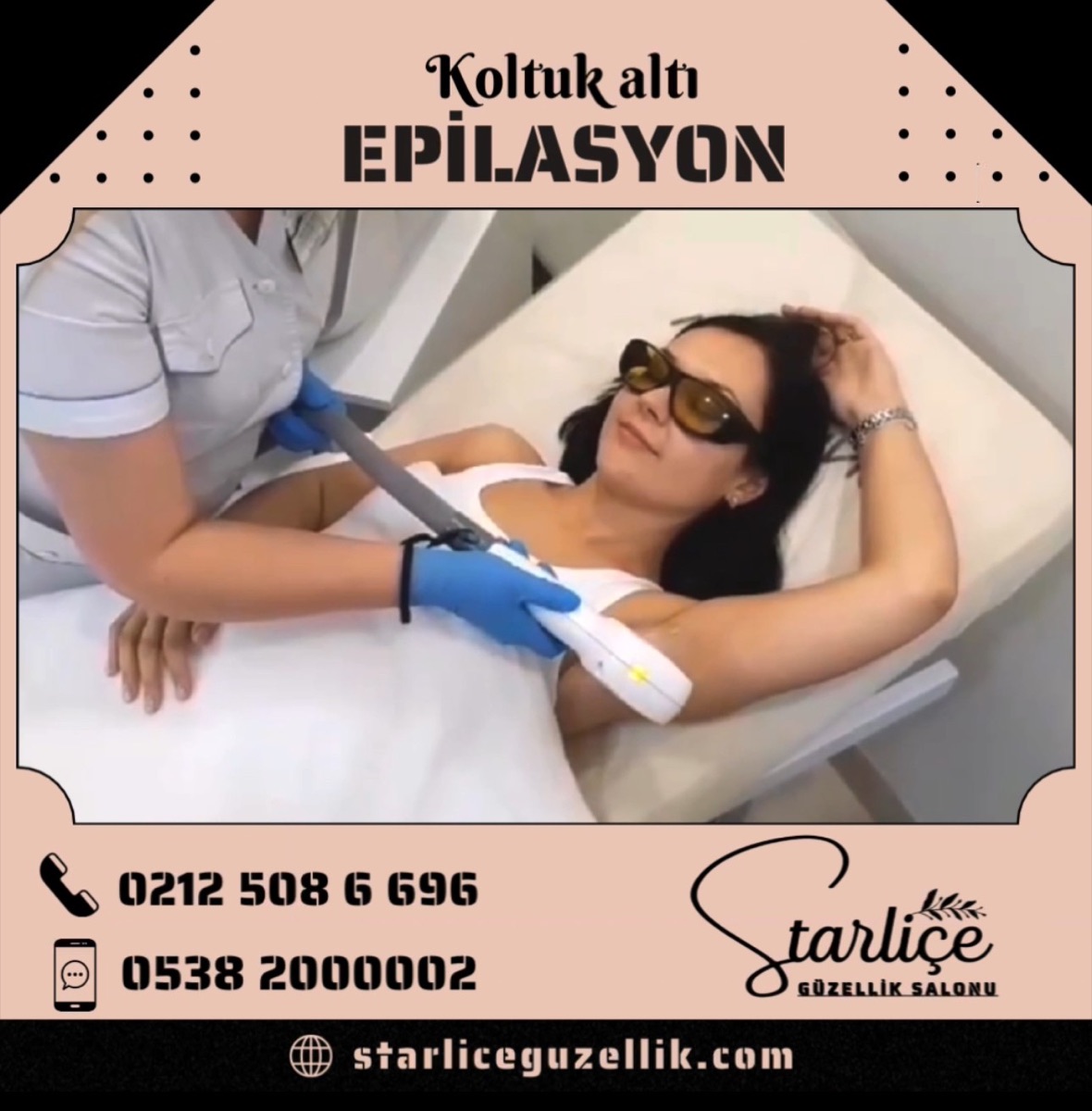 Koltuk altı epilasyon