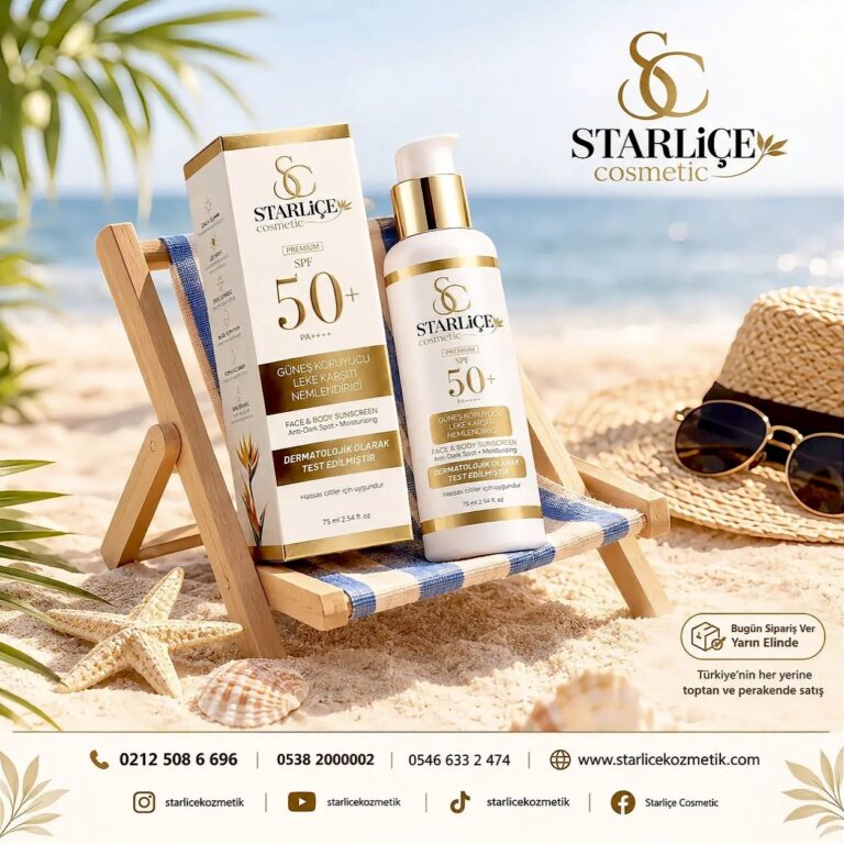 Starliçe Cosmetic Güneş Kremi, Güneş Koruyucu, Leke Karşıtı, Nemlendirici